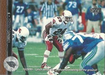 Lorenzo Lynch Arizona Cardinals 1996 Upper Deck NFL #58